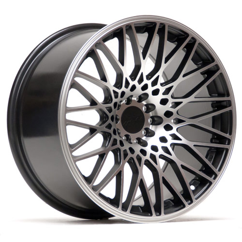 XR553-2010-3FBM / XXR 553 20 x 10.25 - ET40 - 5x112+120 - 74 - FLAT MATT BLACK + MACHINED MATT FAC