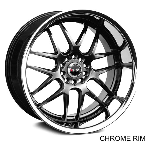 XR526-1815-1CBC / XXR 526 - 18 x 10.5 INCH  - ET20 - 114.3+120 x 5 PCD - CHROME BLACK CHROME RIM