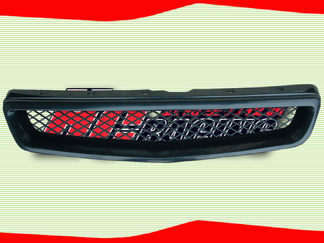 HC-CV990072A / TYPE R STYLE FRONT GRILLE CIVIC 99-00 FACELIFT+COUPE 96-00 2 DOOR 