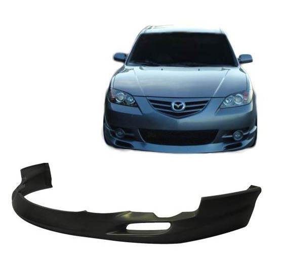 DS-M3-P1344-FL / MAZDA 3 FRONT LIP 4Dr 04-07 'S' STYLE