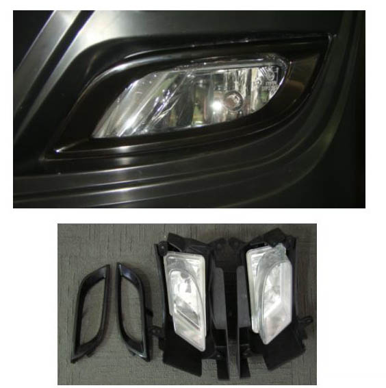 DS-M3-P1353-FG / MAZDA 3 F/BUMP FOG LAMP 09-on